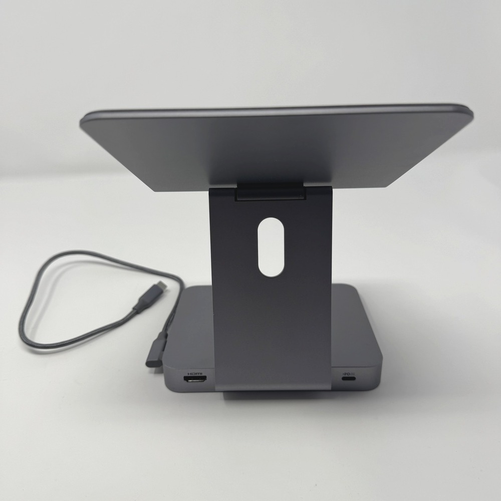 Anker 551 USB-C Hub 8-in-1 Tablet Stand HDMI SD USB 5Gbps Charger Dock Gray - Picture 4 of 13